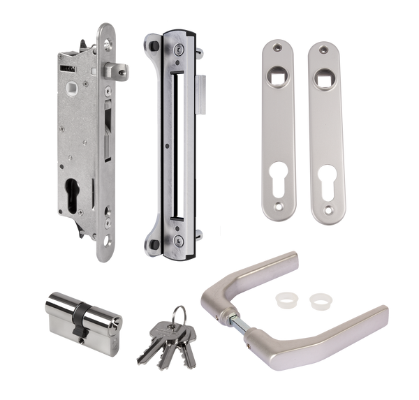 Locinox imontuojamos spynos fiftylock rinkinys 50mm ir didesniems profiliams.