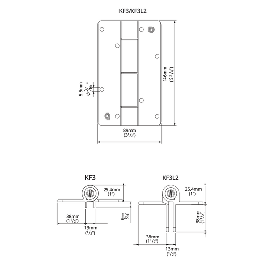 Vyriai juodi aliumininiai su pritraukimu 2vnt be kojelių tvoros varteliams iki 20kg.