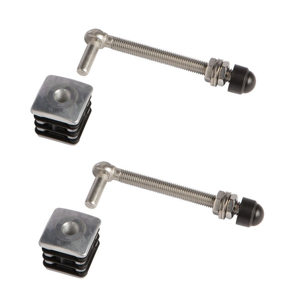 Nerudijancio  plieno vyriu komplektas su aliuminio kamsciu Locinox