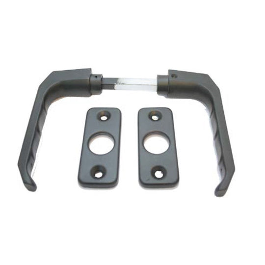 Rankena su maža prisukama plokštele.