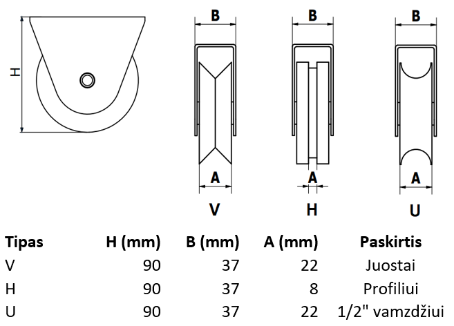 Ratukas beginis su guoliu ir tvirtinimu.