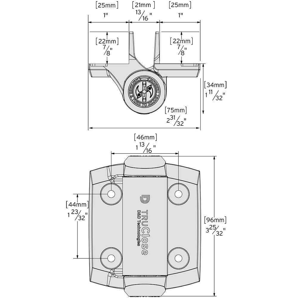 D&D Technologies vyriai su pritraukimu 2vnt (metalas-metalas) su 2 kojelėmis tvoros varteliams iki 30kg.