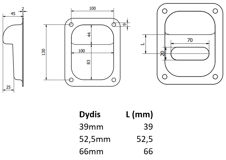 Uzdarymo stabdis atveriamiems vartams su ispjova fiksatoriui.