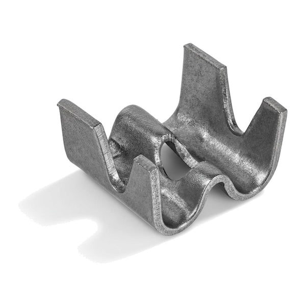 Nerūdijančio plieno kabė tvoros segmentų tarpusavio sujungimui